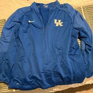 Nike University of Kentucky Wildcats Dri-FIT Coaches Sideline 1/4 Zip